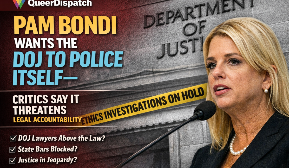 Above the Bar? Pam Bondi’s DOJ Proposal Could Shield Federal Lawyers From Accountability