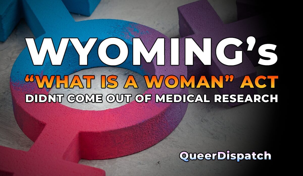 Wyoming’s “What Is a Woman” Act Is Doing Exactly What It Was Designed To Do